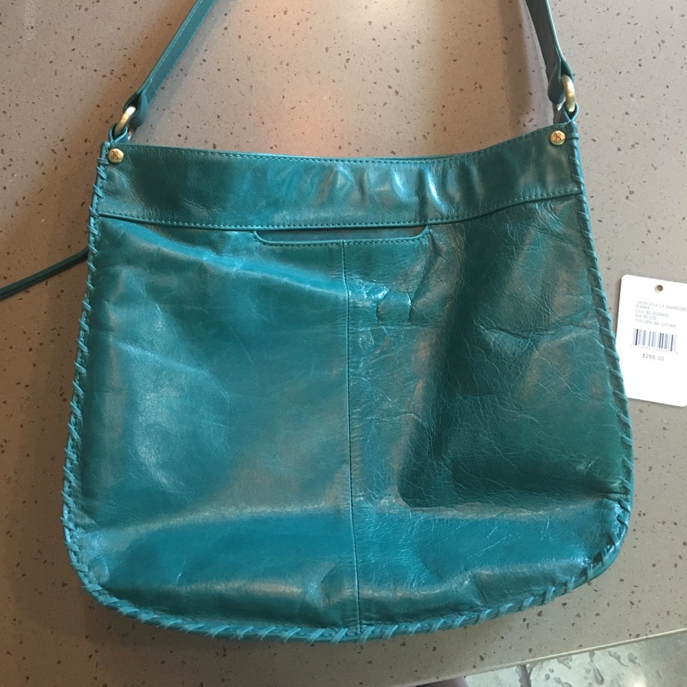 HOBO BiankaVintage Hide Leather Handbag Bluegrass